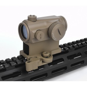 Коллиматорный прицел AIM-O T1 DE Red/Green Dot, 45° Offset Mount, QD Mount and Low Mount AO5052-DE